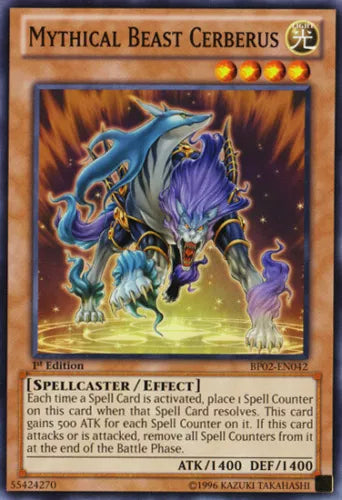 Mythical Beast Cerberus - SD6-EN002 - Common - 1st Edition - YuGiOh