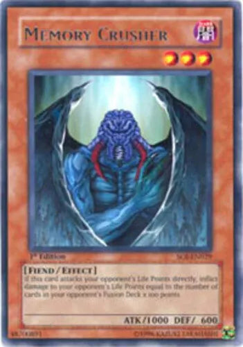 Memory Crusher - SOI-EN029 - Rare - 1st Edition - YuGiOh