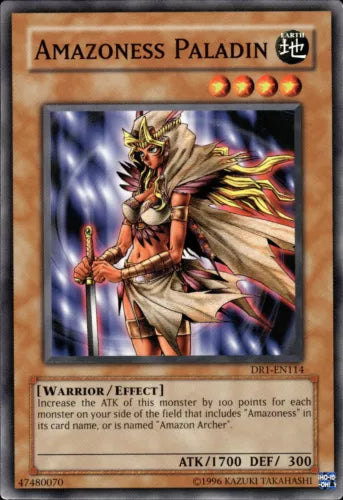Amazoness Paladin - DR1-EN114 - Common - Unlimited Edition - YuGiOh