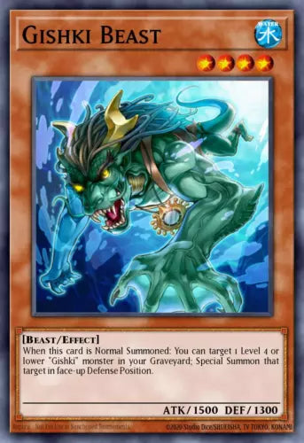 Gishki Beast - PHSW-EN095 - Rare - 1st Edition - YuGiOh