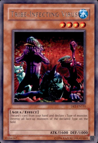 Tribe-Infecting Virus - DR1-EN131 - Rare - Unlimited Edition - YuGiOh LP