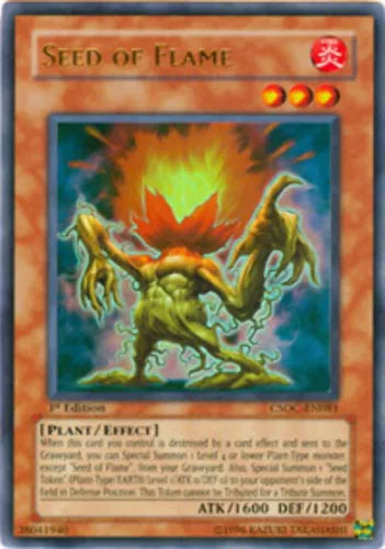 Seed of Flame - CSOC-EN081 - Ultra Rare - 1st Edition - YuGiOh