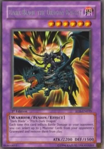 Dark Blade the Dragon Knight - RDS-EN035 - Rare - 1st Edition - YuGiOh LP