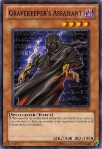 Gravekeeper's Assailant - SDMA-EN013 - Common - 1st Edition - YuGiOh LP