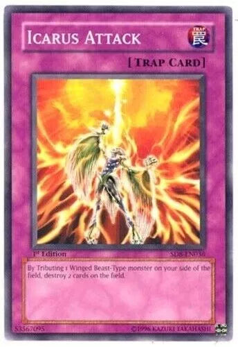 Icarus Attack - SD8-EN036 - Common - Mixed Editions - YuGiOh