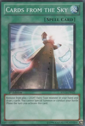 Cards from the Sky - SDLS-EN023 - Common - 1st Edition - YuGiOh