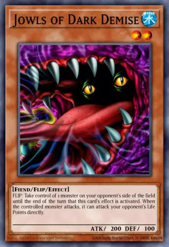 Jowls of Dark Demise - PGD-009 - Rare - Unlimited Edition - YuGiOh LP