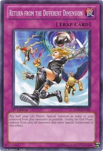 Return from the Different Dimension - SDLS-EN034 - Common - 1st Edition - YuGiOh