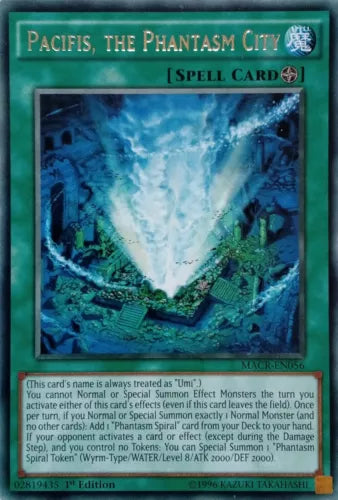 Pacifis, the Phantasm City - MACR-EN056 - Rare - 1st Edition - YuGiOh