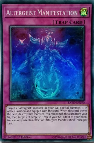 Altergeist Manifestation - EXFO-EN070 - Super Rare - Mixed Editions - YuGiOh