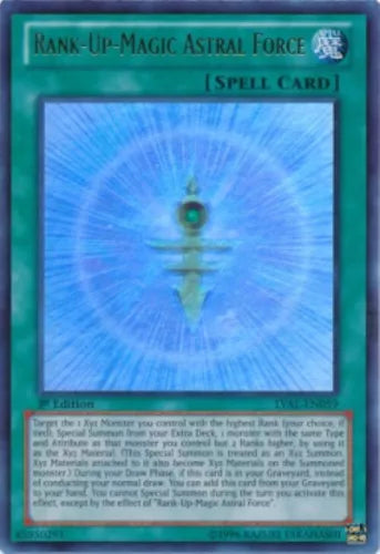 Rank-Up-Magic Astral Force - LVAL-EN059 - Ultra Rare - 1st Edition - YuGiOh