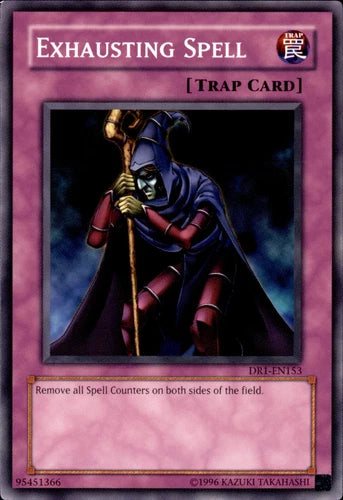 Exhausting Spell - DR1-EN153 - Common - Unlimited Edition - YuGiOh