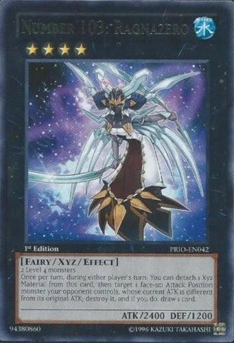 Number 103: Ragnazero - PRIO-EN042 - Rare - Mixed Editions - YuGiOh