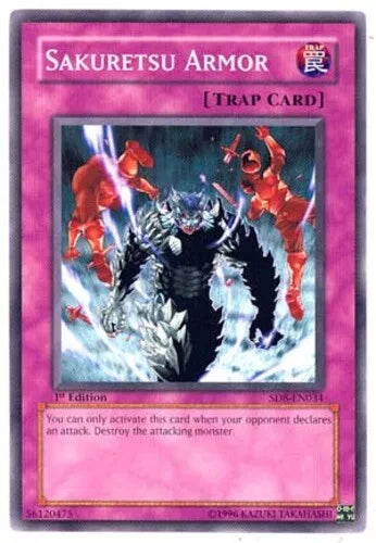 Sakuretsu Armor - SD8-EN034 - Common - Mixed Editions - YuGiOh