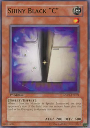 Shiny Black 'C' - ANPR-EN024 - Common - Unlimited Edition - YuGiOh