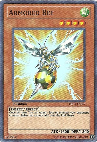 Armored Bee - PRC1-EN007 - Super Rare - 1st Edition - YuGiOh