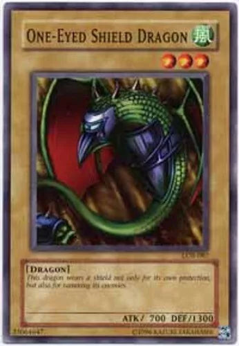 One-Eyed Shield Dragon - LOB-087 - Common - Unlimited Edition - YuGiOh