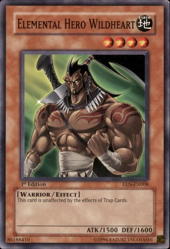 Elemental Hero Wildheart - EEN-EN008 - Common - Unlimited Edition - YuGiOh