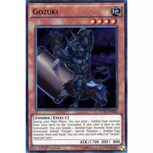 Gozuki - DUSA-EN020 - Ultra Rare - 1st Edition - YuGiOh