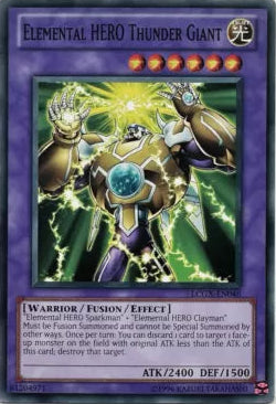 Elemental HERO Thunder Giant - LCGX-EN046 - Common - UNL Edition - YuGiOh