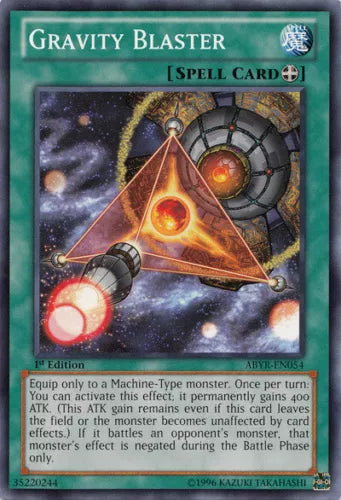 Gravity Blaster - ABYR-EN054 - Common - Unlimited Edition - YuGiOh