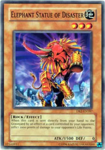 Elephant Statue of Disaster - DR2-EN187 - Common - Unlimited Edition - YuGiOh