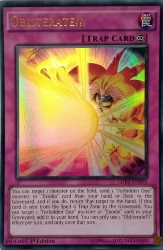 Obliterate!!! - LDK2-ENY03 - Ultra Rare - 1st Edition - YuGiOh