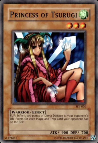 Princess of Tsurugi - SDJ-020 - Common - Unlimited Edition - YuGiOh LP