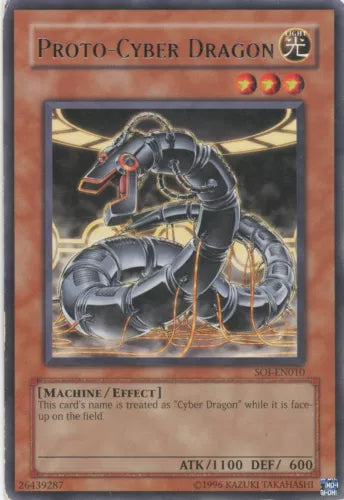Proto-Cyber Dragon - SOI-EN010 - Rare - Mixed Editions - YuGiOh LP