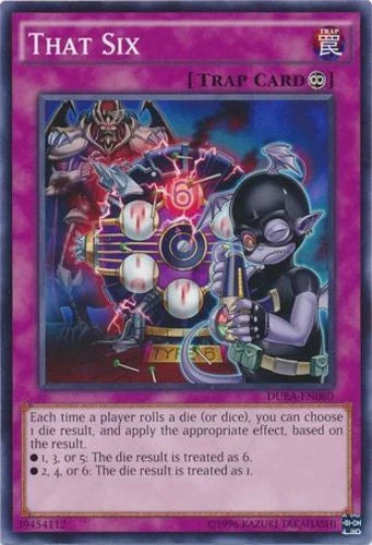 That Six - DUEA-EN080 - Common - 1st Edition - YuGiOh