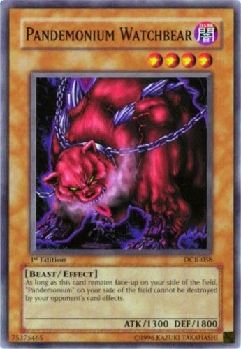 Pandemonium Watchbear - DCR-058 - Common - Unlimited Edition - YuGiOh