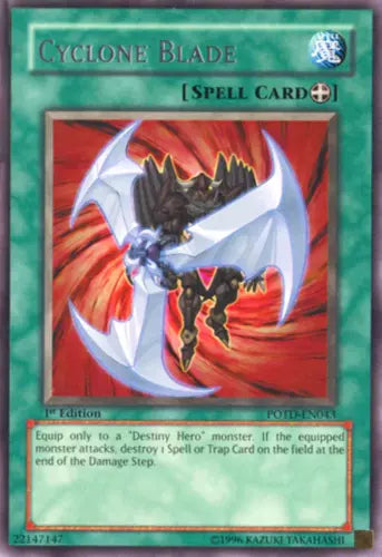 Cyclone Blade - POTD-EN043 - Rare - 1st Edition - YuGiOh