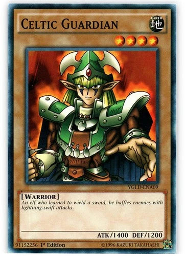 Celtic Guardian - YGLD-ENA09 - Common - 1st Edition - YuGiOh