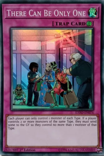 There Can Be Only One - EXFO-EN076 - Super Rare - Mixed Editions - YuGiOh