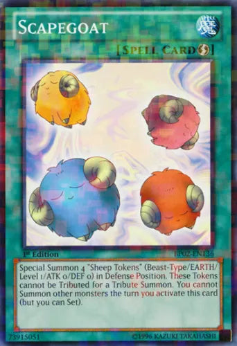 Scapegoat - BP02-EN136 - Mosaic Rare - 1st Edition - YuGiOh