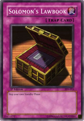 Solomon's Lawbook - PSV-013 - Common - Unlimited Edition - YuGiOh