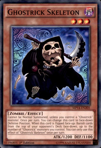 Ghostrick Skeleton - MP14-EN205 - Common - 1st Edition - YuGiOh