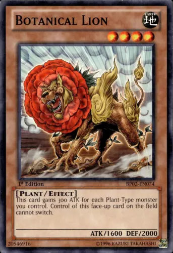 Botanical Lion - BP02-EN074 - Common - 1st Edition - YuGiOh