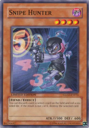 Snipe Hunter - GLD2-EN016 - Common - Limited Edition - YuGiOh