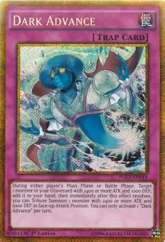 Dark Advance - PGL3-EN018 - Gold Secret Rare - 1st Edition - YuGiOh