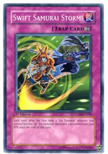 Swift Samurai Storm! - STON-EN058 - Common - Mixed Editions - YuGiOh