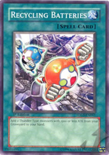 Recycling Batteries - TDGS-EN061 - Common - Mixed Editions - YuGiOh
