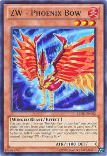 ZW - Phoenix Bow - REDU-EN003 - Rare - Mixed Editions - YuGiOh