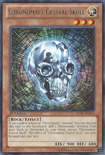 Chronomaly Crystal Skull - REDU-EN013 - Rare - Unlimited Edition - YuGiOh