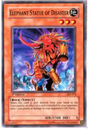 Elephant Statue of Disaster - AST-074 - Common - Unlimited Edition - YuGiOh