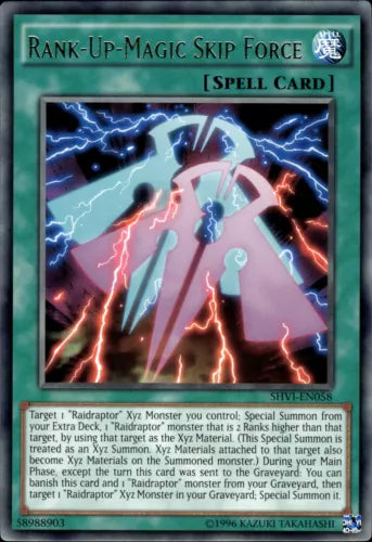 Rank-Up-Magic Skip Force - SHVI-EN058 - Rare - Mixed Editions - YuGiOh