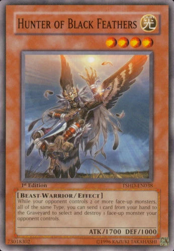 Hunter of Black Feathers - TSHD-EN038 - Common - Unlimited Edition - YuGiOh