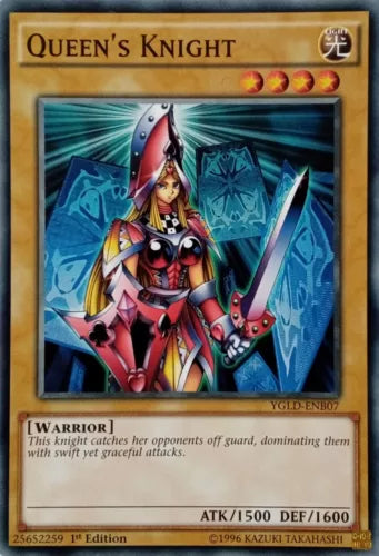 Queen's Knight - YGLD-ENB07 - Common - 1st Edition - YuGiOh