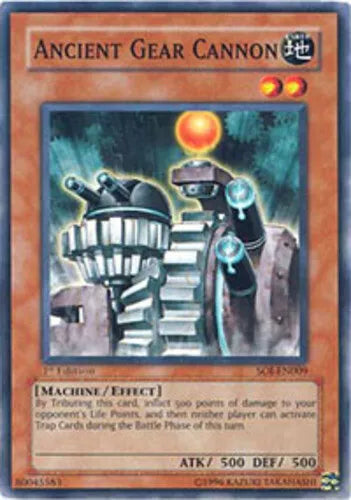 Ancient Gear Cannon - SOI-EN009 - Common - Mixed Editions - YuGiOh