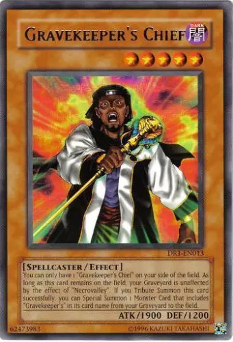 Gravekeeper's Chief - DR1-EN013 - Rare - Unlimited Edition - YuGiOh